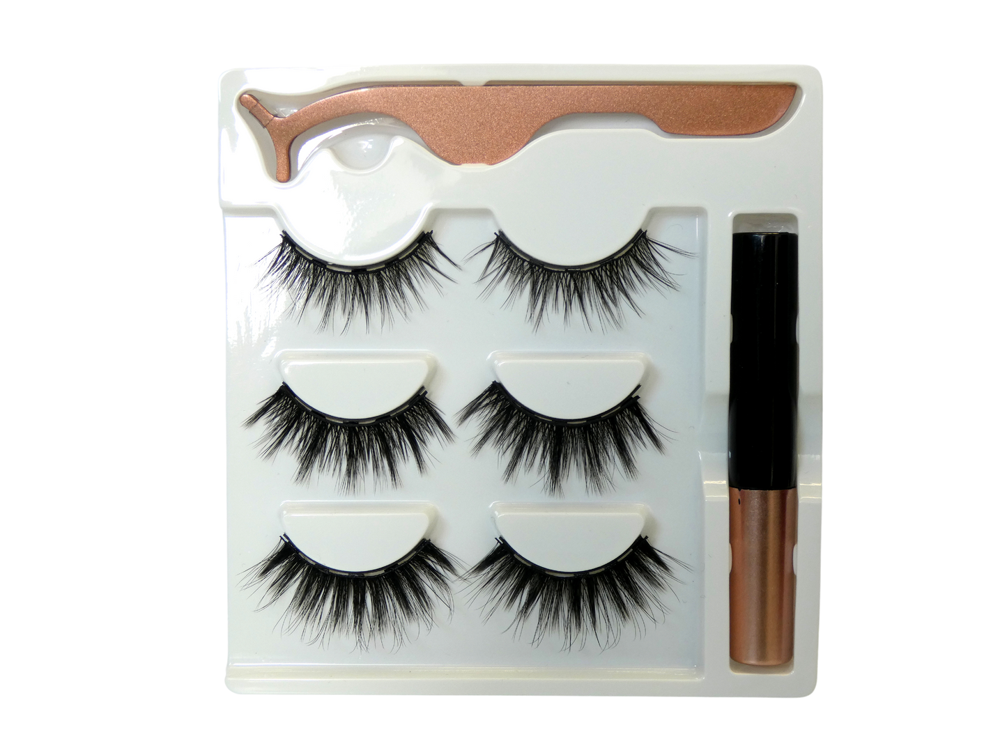 Glimmering Beauty Eyeliner & Reusable Magnetic Eyelashes