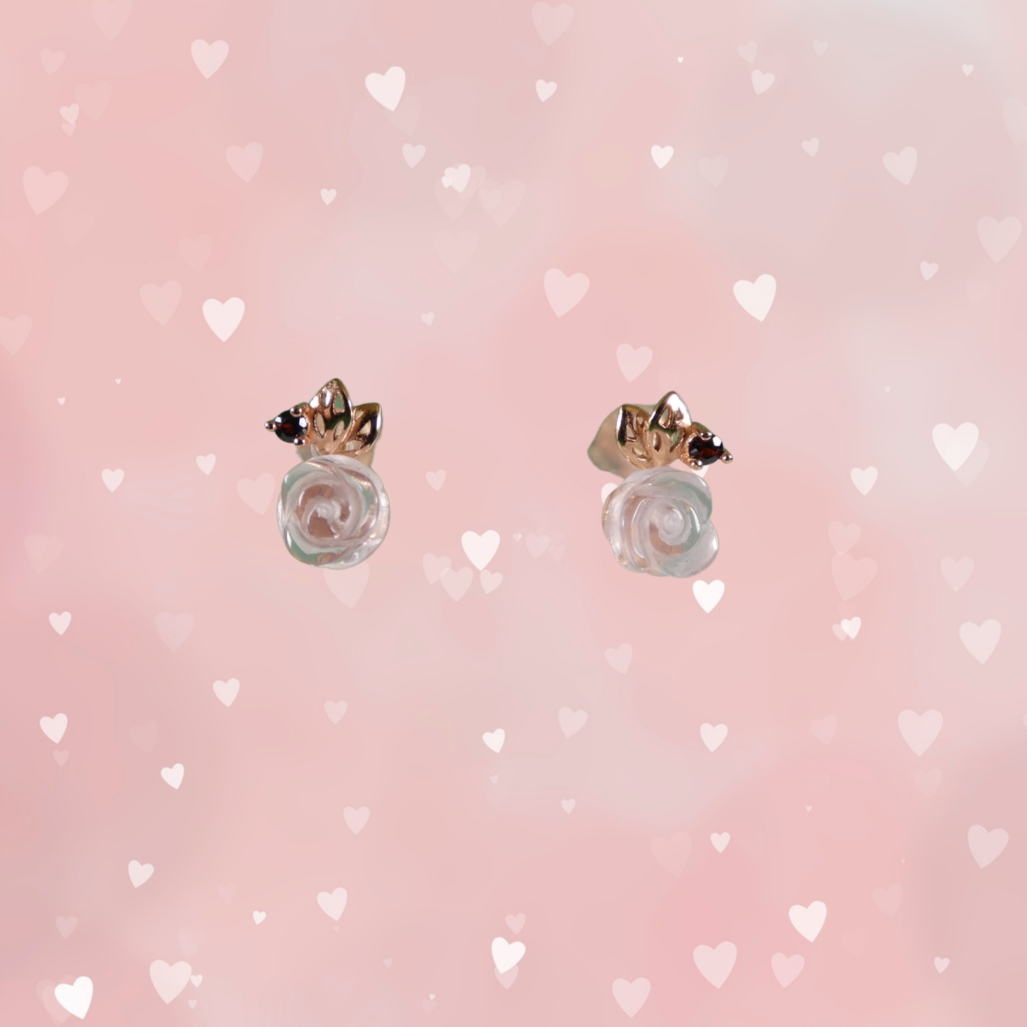 Luxury Quartz Flower Jewelry Set